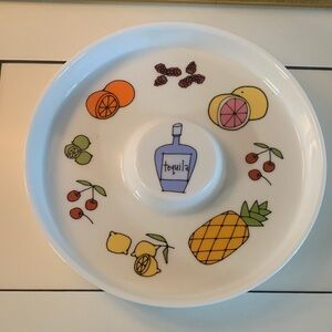Vintage margarita by Ursula doge serving plate